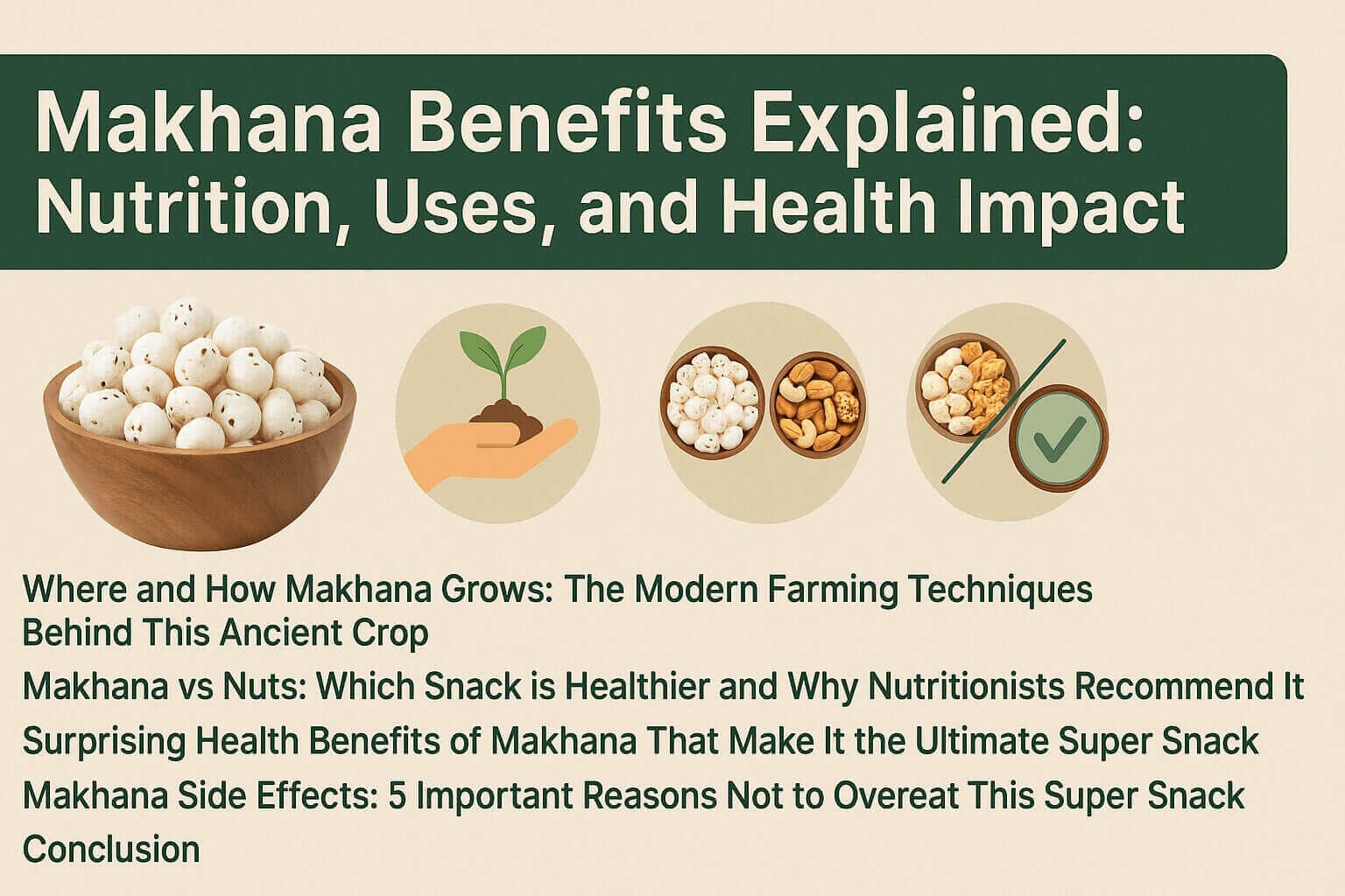 Makhana Benefits Explained Nutrition Uses And Health Benefits Dingle
