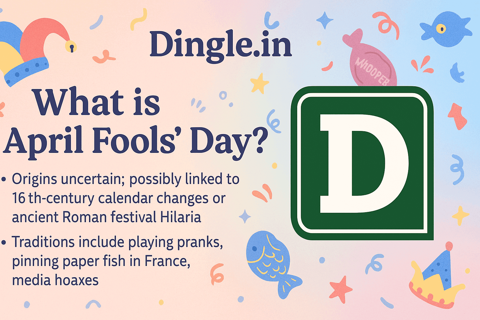 April Fools Day-The Day of Pranks and Laughter. Every year, on April 1st, people around the world engage in practical jokes, trickery, and humorous deception. Whether it’s a harmless prank on a friend, an elaborate media hoax, or a corporate joke, April Fools Day is a time for pranks, laughter and creativity. But have you ever wondered how this peculiar tradition started? The origins of April Fools Day remain a mystery, but its widespread celebration suggests it has deep historical roots. Over the centuries, different cultures have played tricks and embraced humor on this day, making it a globally recognized tradition. The History of April Fools Day Whether it’s your best friend swapping the sugar for salt, a fake “I won the lottery!” text, or a company announcing a ridiculous new product (looking at you, “pickle-flavored soda”), April Fools Day is all about trickery. But here’s the real mystery: where did this chaos even start? Some say it goes way back to 16th century Europe, when calendars changed and people got confused. Others claim it’s tied to ancient springtime mischief traditions, because apparently, humans have always loved a good prank. No one knows for sure, but one thing’s clear: this day of deception has gone global. While the exact origin of April Fools Day is unclear, historians have traced it back to a few notable events and theories. April Fool’s Day: The Day of Pranks and Laughter The Canterbury Tales and “32 March” (1392) One of the earliest literary references to April Fools Day comes from Geoffrey Chaucer’s storybook The Canterbury Tales (1392). In one of the stories, “Chaucer’s tale”, the events are said to take place on “Syn March bigan thritty dayes and two.” This translates to “since March began, thirty days and two.” This seems to showing the 32nd of March, a nonsensical date, since March only has 31 days. Many scholars and readers believe this unusual date was a intentional joke, possibly an early reference to April 1st. This is as per current April Fools Day traditions of playing tricks and causing confusion. The “32 March” phrase has led some historians to suggest that Chaucer may have been hinting at April Fools Day. Since the next day after March 31st is April 1st, some believe this was an earliest example of an April Fools joke. The French Calendar Change (1582) Another popular theory links April Fools Day to the adoption of the Gregorian calendar in 1582 under Pope Gregory XIII. Before 1582, much of Europe followed the Julian calendar, which marked the New Year around the end of March, often on March 25th, with celebrations lasting until April 1st. However, Pope Gregory XIII introduced the Gregorian calendar, which set January 1st as the official New Year’s Day. While Catholic countries such as France, Spain, and Italy quickly adopted the new calendar, not everyone received or accepted the news immediately. Some people, either out of ignorance or resistance, continued celebrating New Year in late March and early April making them the subject of jokes and ridicule. Those who continued to celebrate the old date were mocked and labeled as “April fools”, often being pranked by others. Ancient Roman and Indian Festivals Hilaria (Latin for “joyful”) , celebrated in ancient Rome on March 25th, was a festival of joy, humor, and disguise. Dedicated to the god Cybele, it was a day when people dressed in costumes, played jokes, and even mocked their rulers, all without fear of punishment. Hilaria was based on the idea that laughter and humor had the power to lift spirits and bring people together. It closely mirrors the playful deception of April Fools Day, where pranks are carried out with the intention of amusement rather than harm. Similarly, Holi, the Hindu festival of colors, includes mischievous tricks and lighthearted teasing. Holi, one of India’s most famous festivals, is celebrated in March and involves throwing colors, singing, dancing, and playful teasing. While it is basically a celebration of love and the victory of good over evil, it also includes a tradition of harmless pranks. These traditions shows that playful deception has been a part of human culture long before April Fools Day became official. How April Fools Day is Celebrated Around the World Although people widely recognize April 1st as a day of humor, different countries celebrate it with unique traditions. France & Italy April Fools Day in France is known for the “poisson d’avril” (April Fish). That tradition dates back to 1564. On April 1, people play an April Fools’ trick by sticking paper fish onto the backs of as many adults as possible. Then, they run away, yelling, “Poisson d’Avril!” (April Fish!). Scotland In Scotland, April Fool’s Day is a two-day celebration known as “April Gowk” or “Hunt the Gowk,” with “gowk” meaning cuckoo, symbolizing a fool. The second day, “Taily Day,” focuses on pranks involving the backside, likely inspiring the “Kick Me” sign. A similar tradition, “Tailing Day,” is observed in the Orkney Isles on April 2. Brazil In Brazil, this day goes by “Dia da Mentira,” which translates to “Day of the Lie.” It’s a time when media outlets jump in on the fun, spreading wild stories and fake headlines just to see who falls for them. But it’s not just the press. Brazilians love to prank their friends, family, and even coworkers, keeping everyone on their toes with unexpected jokes and playful deception. Spain & Latin America If you ever find yourself in Spain or a Latin American country on December 28th, be warned. You might fall for a prank or two! El Día de los Inocentes is their version of April Fools’ Day, and just like its counterpart, it’s all about jokes, tricks, and a little bit of playful deception. Both everyday people and the media get in on the fun, spreading fake news, pulling practical jokes, and generally keeping everyone on their toes. So, if you’re visiting during this time, stay sharp, question everything, and maybe think twice before believing any wild stories. After all, you wouldn’t want to be the “inocente” of the day! But here’s an important tip: don’t lend anything to anyone on this day. There’s an old saying that goes, “En el Día de los Inocentes, no prestes nada a amigos ni familiares” meaning, if you do, you might never see it again! Famous Best April Fools Day Pranks in History Oh, April Fools’ Day, the one day a year when you can’t trust anything you see, hear, or read. Over the years, people (and even entire companies) have pulled off some truly legendary pranks. Here are a few that went down in history: Washing the Lions (1857) Back in 1857, some pranksters handed out fake tickets inviting folks to witness the official ceremonial washing of the lions. Sounds ridiculous, right? But people actually showed up, expecting to see royal zookeepers scrubbing down massive, confused cats. Of course, there was no such event, and the crowd soon realized they’d been completely duped. Classic April Fools Day trick proving that even in the 1800s, people loved a good hoax. Washing The Lions (1857) - April Fools Day | Dingle.in The BBC Spaghetti Tree Hoax (1957) One of the most famous April Fools pranks occurred in 1957 when BBC’s Panorama show aired a fake report about spaghetti growing on trees in Switzerland. Back when people trusted the news without question, the BBC aired a segment showing Swiss farmers harvesting spaghetti from trees. Viewers were amazed and even called in, asking how they could grow their own spaghetti trees! The BBC simply replied: “Place a sprig of spaghetti in a tin of tomato sauce and hope for the best.” The Great Sydney Iceberg (1978) Picture this: You wake up in Sydney one morning, glance out at the harbor, and, what the heck? There’s a massive iceberg just floating there. In Australia obviously people freaked out. But it was a one of the most legendary pranks in history. Back in 1978, an Australian businessman pulled off an unforgettable hoax by towing what looked like a colossal iceberg into Sydney Harbor. At first glance, it had everyone convinced. Till curious onlookers got a bit too close and realized something was off. Instead of frozen, glacial ice, the ‘iceberg’ was actually a clever mix of shaving cream and fire fighting foam. For a brief moment, Sydney had its own slice of the Arctic. And then, just as quickly, the illusion melted away along with everyone’s gullibility. The Sydney Iceberg (April Fools Day-1978) |Dingle.in Taco Liberty Bell (1996) Taco Bell tricked Americans by running a full page ad claiming they had purchased the Liberty Bell and renamed it the “Taco Liberty Bell.” Americans were outraged, until Taco Bell admitted it was a joke. The prank was so effective that even the White House press secretary had to play along, joking that Ford had just bought the Lincoln Memorial. Tech Companies and April Fools Day: Google’s Legendary Pranks Google is one of the biggest pranksters on April Fools Day, known for launching fake products every year. Here are a few of their best pranks: Google Tulip (2019) Back in 2019, Google had a little fun with that very idea of talking to your plant, dropping one of its most brilliant April Fools pranks: Google Tulip. According to their announcement on blog, Google had cracked the mysterious language of flowers, allowing humans to chat with tulips using Google Assistant. A super serious (but totally staged) video even showed Dutch scientists geeking out over this “breakthrough,” claiming tulips could express feelings, request water, and wait for it, engage in small talk! Imagine a flower casually saying, “Nice weather we’re having, huh?” Absolute comedy gold. Of course, the whole thing was a joke, but it was clever especially since it played off two things the Netherlands is famous for: tulips and cutting edge tech. Google Tulip (2019) an April Fools Prank - Dingle.in Google Wind (2017) Back in 2017, Google Netherlands pulled off a genius-level April Fools’ prank that had people doing double takes. They introduced Google Wind an entirely made up, AI powered system supposedly designed to control the weather. And honestly? It was so well-done that for a split second, you almost wanted to believe it. The concept was hilariously simple yet absurdly brilliant: Since the Netherlands is practically famous for two things windmills and rainy weather Google claimed they had found a way to hack the sky. By using super smart AI, they could rotate the country’s windmills in just the right way to shoo away rain clouds and keep the skies clear. Sounds ridiculous, right? But the way they presented it? Totally convincing. Beyond just being a clever joke, Google Wind was actually a sneaky commentary on the unstoppable rise of AI and the wild belief that tech giants can fix literally everything. Even the rain. Google Searchable Socks (2016): Because Losing Socks Is a Global Crisis Back in 2016, Google decided to tackle one of life’s greatest, most baffling mysteries: Where the heck do all the lost socks go? Their answer? Google Searchable Socks a totally made up app that promised to track down those sneaky socks that vanish into the laundry void, never to be seen again. The idea was hilariously absurd. This so called app would supposedly use cutting edge technology to pinpoint the exact location of your missing socks, ensuring that every lonely sock would eventually be reunited with its long lost twin. Imagine the relief! No more sad, mismatched pairs haunting your dresser drawer. If only it were real. Of course, it was just a joke a classic April Fools Day prank. But let’s be honest, it felt a little too real. Who among us hasn’t mourned the loss of a beloved sock, mysteriously sucked into another dimension? Maybe one day, Google will actually make it happen. Google Search for your Socks-April Fools Prank-Dingle.in Google Nose (2013) Google really outdid itself in 2013 with Google Nose the so-called “future of search.” The idea? A mind-blowing feature that let you smell things through your device. Yep, supposedly, you could type in “freshly baked cookies” and instantly get a whiff of warm, gooey, chocolatey goodness right from your phone. Wild, right? Too bad it was all a big April Fools joke! Google went all in on this prank, rolling out a slick marketing campaign, a super-polished video, and even fake testimonials. They claimed to have some futuristic “mobile aroma indexing program” backed by a massive Aromabase packed with thousands of scents. The best part? They actually encouraged people to press their noses against their screens and take a whiff. And yeah… plenty of people fell for it. Cancellation Google canceled its 2020 April Fools’ jokes for the first time due to the COVID-19 pandemic, urging employees to contribute to relief efforts instead. Since the cancellation in 2020, Google has not participated in April Fools yet. While the decision initially made sense given the global crisis, the continued absence of these jokes suggests a permanent shift. Possible reasons include the rise of misinformation, the risk of backlash, and Google’s evolving corporate culture, which now prioritizes AI and enterprise solutions over playful branding. Although other companies still embrace April Fools fun, Google seems to have moved on leaving fans wondering if its legendary pranks are gone for good. When Brands Get in on the Fun: Corporate April Fools Jokes Jio Juice (Reliance Jio, 2018) Imagine never needing a charging cable again just getting a full battery straight from your mobile network. Sounds like magic, right? Well, back in 2018, The Indian telecom Giant Reliance Jio had everyone believing it was real. They announced JioJuice, a mind-blowing technology that supposedly let users charge their phones just by being connected to Jio’s network. No wires, no power banks just pure, futuristic convenience. And guess what? People totally fell for it. It wasn’t until later that Jio revealed the whole thing was just an April Fool’s prank. A+ for creativity, though! Ola Solo (2024) Ola Electric, Indian electric vehicle manufacturing company pulled off a cheeky April Fool’s prank in 2024, claiming to launch India’s first fully autonomous electric scooter, Ola Solo with self driving and self parking features. The slick promo video briefly fooled some people, but many quickly caught on. While some applauded the creativity, others, skeptical due to Ola’s past reliability issues, weren’t as amused. The stunt cleverly played on the hype around automation and EV tech sparking both excitement and debate over whether a self driving scooter could ever be a reality. Burger King’s Left-Handed Whopper (1998) The Left Handed Whopper prank was one of the best April Fools Day marketing stunts ever! On April Fool’s Day 1998, Burger King ran a full page advertisement in USA Today to introduce the new “Left Handed Whopper,” specifically for left handed people. The ad said that all the ingredients were the same, but they had rotated 180 degrees to better accommodate left handed eaters. What made it even funnier? People actually fell for it! Customers started requesting the Left Handed Whopper at Burger King locations, while some right handed customers were even concerned that they might accidentally get the “wrong” Whopper! It was a genius way to grab attention and have some fun, proving how powerful and convincing a well crafted prank can be especially when it plays on something as simple (and relatable) as being left or right handed! Burger King’s Left Handed Whopper prank was one of the best April Fools Day | Dingle.in When Real News Was Mistaken for an April Fools Prank April Fools Day, the one day a year when trusting anything feels like a rookie mistake. With hoaxes running wild and every corner of the internet plotting some elaborate prank, who can blame people for second guessing reality? But here’s the twist: sometimes, the craziest, most unbelievable news on April 1st turns out to be 100% real. Over the years, shocking, bizarre, and downright mind bending events have unfolded on this trickster’s holiday only to be dismissed as another gag. So, let us see some of the wildest times when truth got lost in the chaos of pranks. Buckle up, because these stories might just make you question everything! Google’s Gmail Launch (2004) Imagine rolling out of bed, groggily checking the news, and seeing this wild announcement: a search engine company yep, Google was launching a free email service with a jaw dropping 1GB of storage. Sounds like a prank, right? Back in 2004, when Hotmail and Yahoo Mail were barely handing out a few megabytes, this claim seemed about as believable as flying pigs. Naturally, tech enthusiasts laughed it off as an April Fools’ hoax. But plot twist Google wasn’t joking. Gmail was the real deal, and it changed the email game forever. Fast forward to today. Gmail is everywhere, and that “too good to be true” offer now feels like just another day in the tech world. NASA’s Water on Mars Announcement (on 1st April 2015) NASA dropping the bombshell that they found liquid water on Mars? That’s the kind of headline that shakes the science world on any given day. But when they announced it on April 1, 2015? Yeah, the internet wasn’t having it. With April Fools pranks running wild, people assumed this was just another cosmic joke. But surprise this was no hoax. Scientists had actually discovered evidence of briny water trickling across the Red Planet’s surface. Real. Groundbreaking. And unfortunately, terrible timing for getting people to believe it. Mitch Hedberg’s Death (2005) The comedian Mitch Hedberg passed away on April 1st, and many fans thought it was a cruel joke. When news broke on April 1, 2005, a lot of people assumed or at least hoped it was some kind of twisted April Fool’s prank. But tragically, it wasn’t. Mysterious brain infection makes bears act ‘like friendly dogs’ On April 1, 2021, reports surfaced about something straight out of a bizarre wildlife fairytale bear cubs suddenly ditching their natural wariness and acting like overly friendly dogs. Playful, tail-wagging (well, almost), and completely unafraid of humans. Sounds like an April Fools’ joke, right? That’s exactly what many people assumed. But nope. This wasn’t a prank. Turns out, this strange behavior was the result of a mysterious disease spreading among bear cubs in certain parts of the U.S. According to California wildlife officials, recent research points to a likely culprit: encephalitis. This condition, which causes brain inflammation, may be rewiring the instincts of these young bears, leaving them unusually sociala n eerie and potentially dangerous shift for wild animals. April Fools Day: A Day for Fun, But With Caution While pranks should be fun and lighthearted, it’s important to keep them harmless. Avoid pranks that could embarrass or hurt someone, cause panic (e.g., fake emergencies), damages property, spread false information that could mislead people. Instead of this, focus on clever, funny, and safe jokes that bring smiles rather than stress. Will You Be the Prankster or the Fool? April Fools Day is a time to embrace humor, play tricks, and enjoy the spirit of laughter. Whether you pull off an epic prank or fall for one, the goal is simple have fun! So, what’s your best April Fools prank idea? Just remember: prank wisely, or you might end up being the fool! Take care.