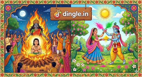 Holi is one of India’s most joyful and widely celebrated festivals, known as the Festival of Colours. You may have searched, what is Holi and why is it celebrated? It marks the arrival of spring and the victory of good over evil. The vibrant holi festival celebrates the devotion of Prahlad, and holi also traditionally marks the joyful arrival of spring. In many regions, it is also deeply tied to celebrating the eternal love of Radha and Krishna. You can experience the magic of holi in India with unmatched enthusiasm across the country. Let's shout "holi hai" and say "happy holi guys" to everyone! | Dingle