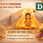 Holashtak is an eight-day, spiritually sensitive phase in the Hindu calendar that occurs immediately before the Holi festival. In the Hindu calendar, the Holashtak phase refers to the eight-day period immediately preceding the festival of Holi. The festival of Holi is eagerly awaited across India, but before the vibrant colors fill the air, there is an eight-day period of caution known as holashtak. If you have ever wondered, “What is Holashtak and how does it work?”, you are not alone. Many people search for the exact meaning of holashtak every year to understand its cultural and astrological importance. Derived from the Sanskrit words Holi and Ashtak (meaning eight), this phase begins on the Ashtami Tithi (8th lunar day) of the Shukla Paksha (waxing moon) in the month of Phalguna and concludes on the Purnima (full moon day) with the ritual of Holika Dahan. It is considered inauspicious for starting new or major life events, with the time focused instead on prayer, reflection, and, for many, the beginning of preparations for Holika Dahan. | dingle